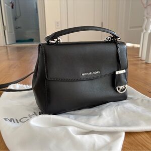Michael Kors Black Satchel Bag Ava